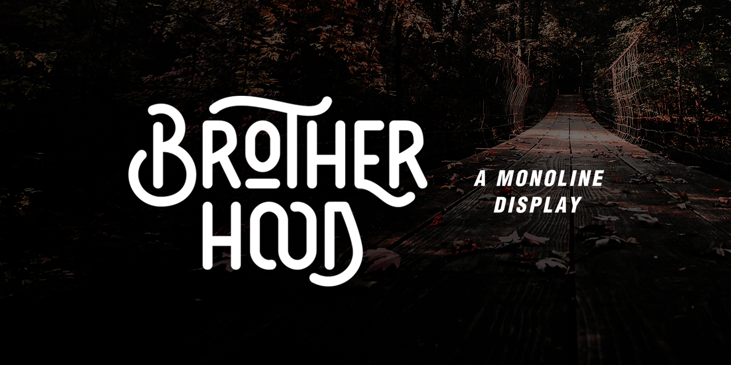 Ejemplo de fuente Brotherhood #14